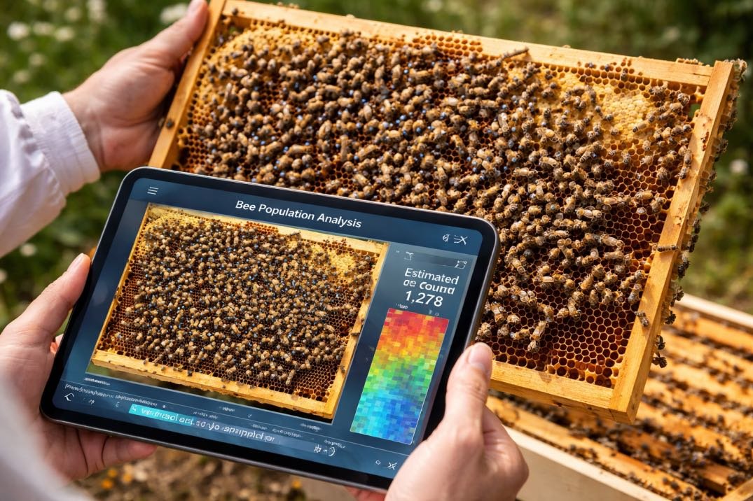 Έξυπνη καταμέτρηση μελισσών με AI
